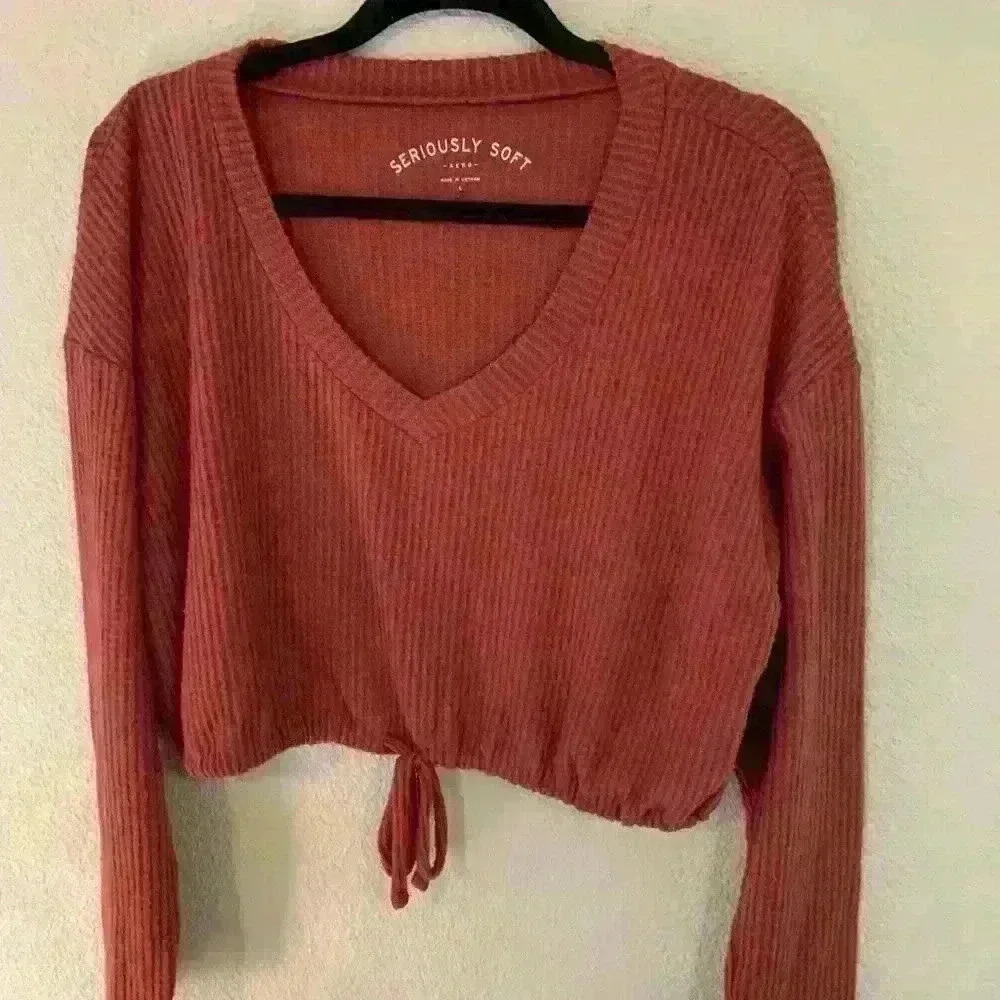 Aero Seriously Soft cropped size L western country boho festival cowgirlcore